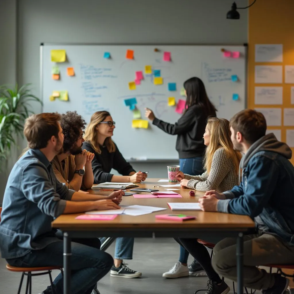 Sesión de design thinking